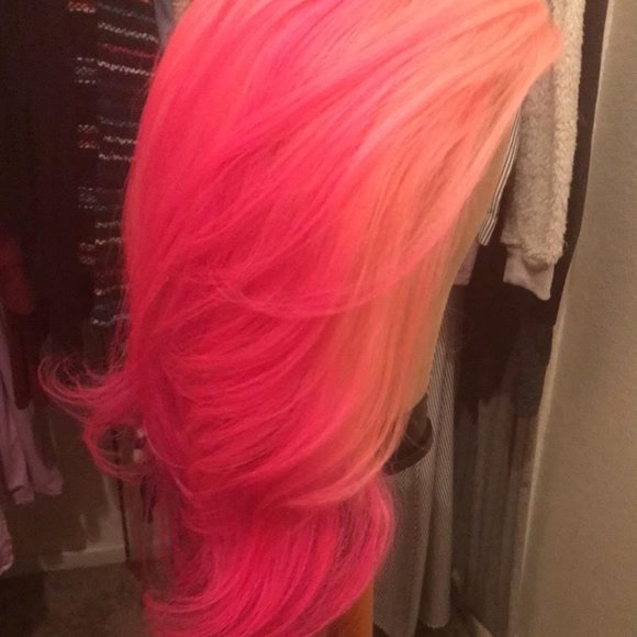 Pink Ombre Bombshell Wig